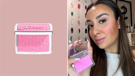 dior blush all shades|Dior blush with flushed cheeks.